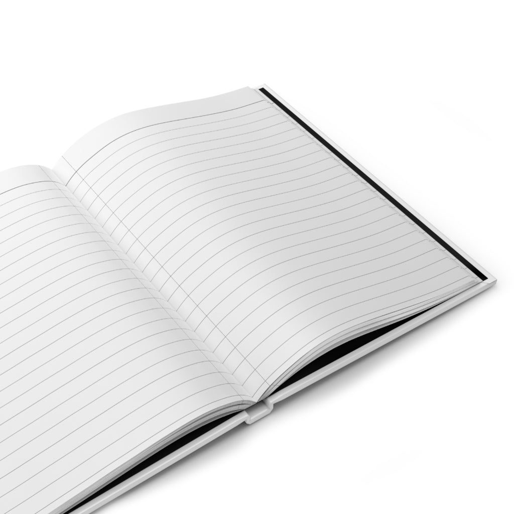 Daily Journal Hardcover — Cute Raccoon Holding Heart Notebook (Print It Your Way)